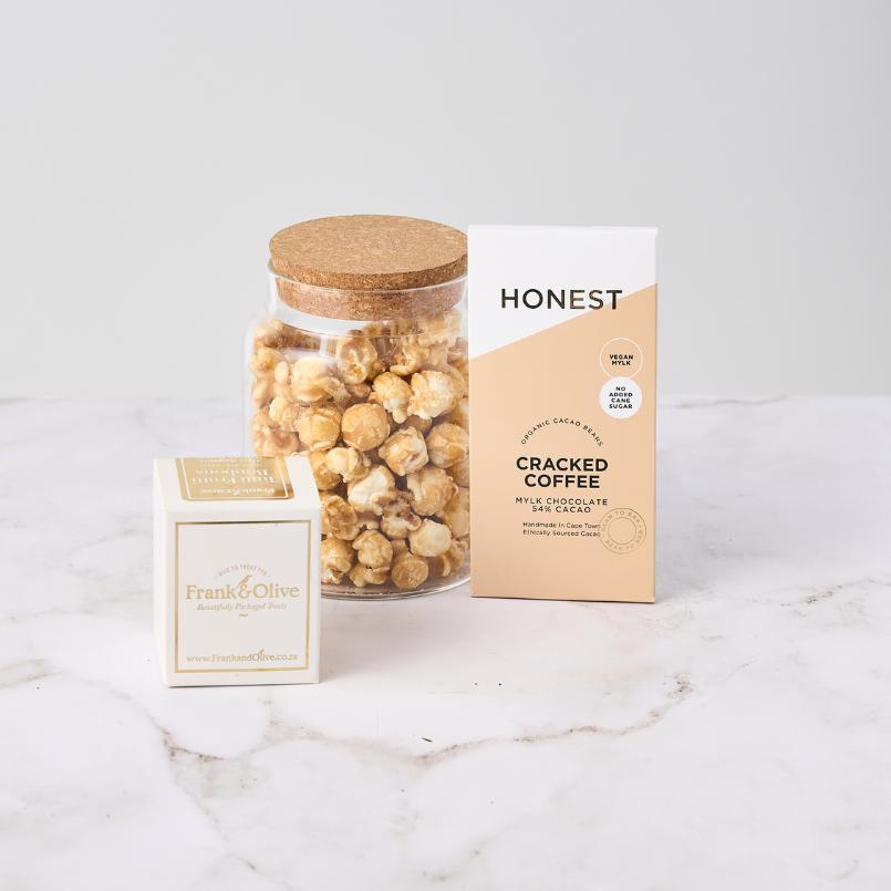 Cracked Coffee Popcorn Delight