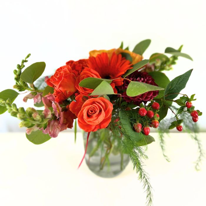 Cape Town Sunset Inspired Gift - Sunset Glow Flower Arrangement by Flower Guy