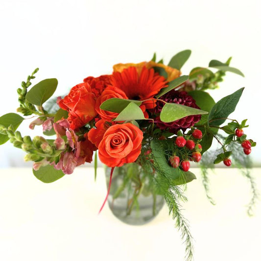 Cape Town Sunset Inspired Gift - Sunset Glow Flower Arrangement by Flower Guy