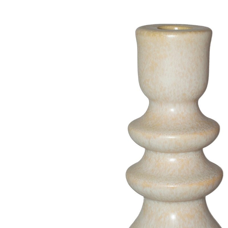 Acadia White Candle Holder - alternate view