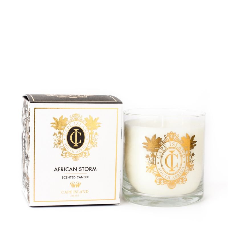 African Storm Large Candle