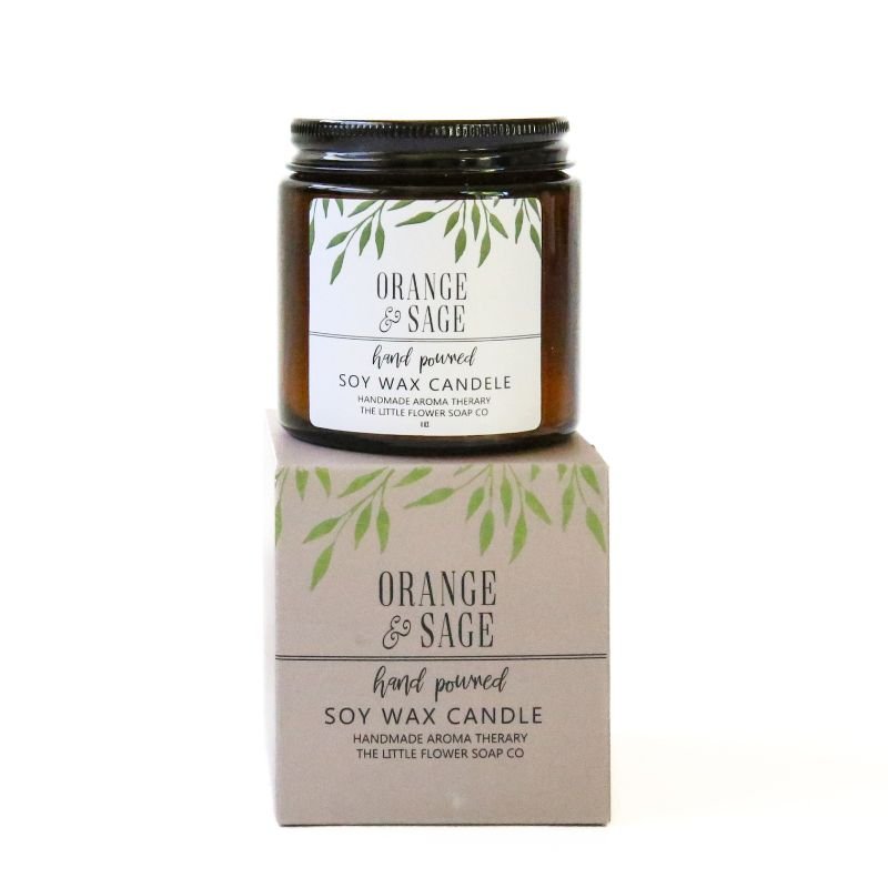 Aromatherapy Candle - Orange and Sage