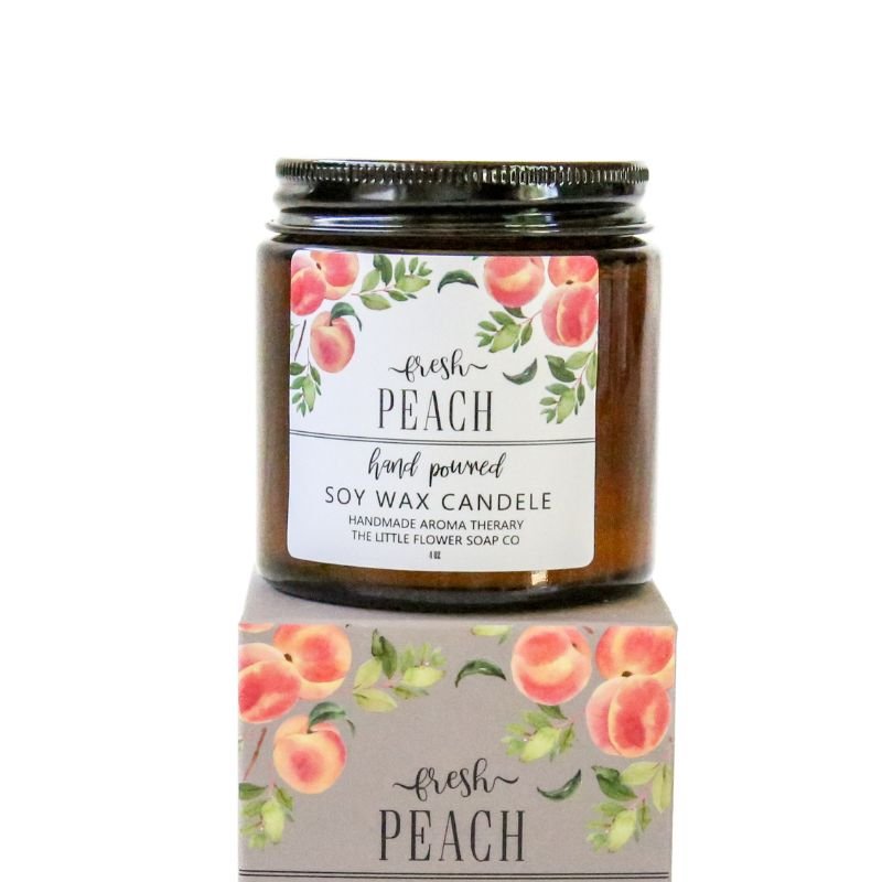 Aromatherapy Candle - Peach - alternate view