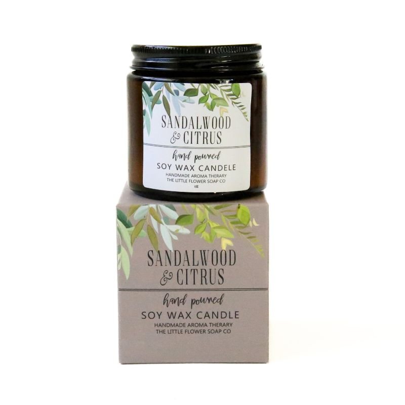 Aromatherapy Candle - Sandalwood and Citrus