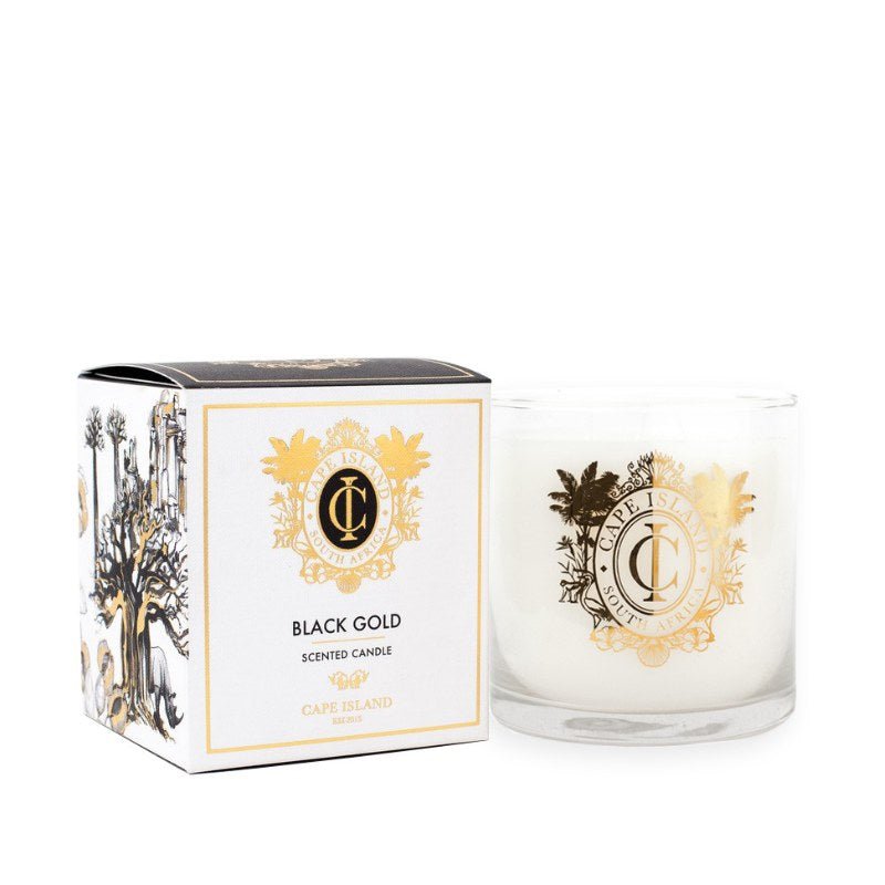 Black Gold Large Candle