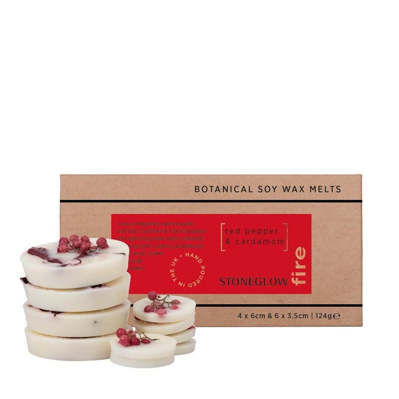 Stoneglow Fire – Red Pepper & Cardamom Botanical Soy Wax Melts