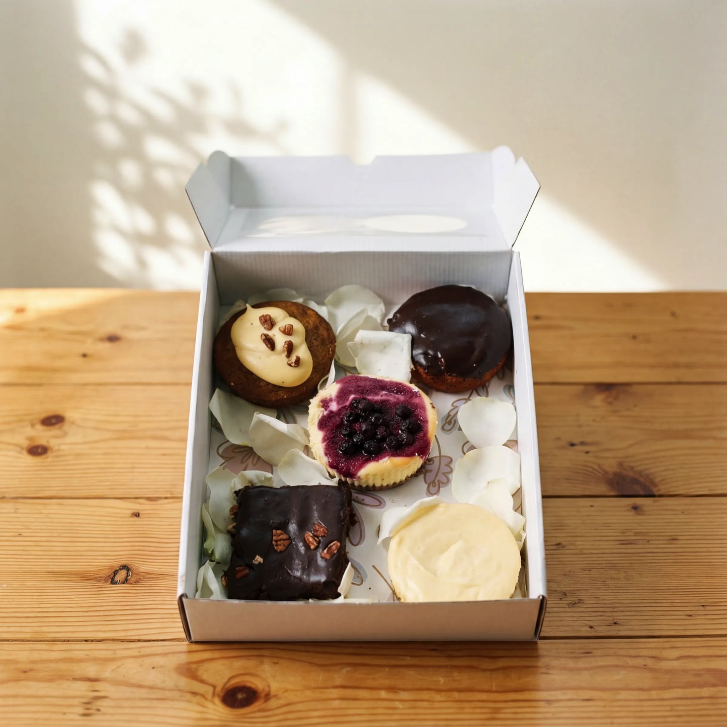 From Me With Butter dessert box with 5 hand-made treats by Flower Guy Cape Town