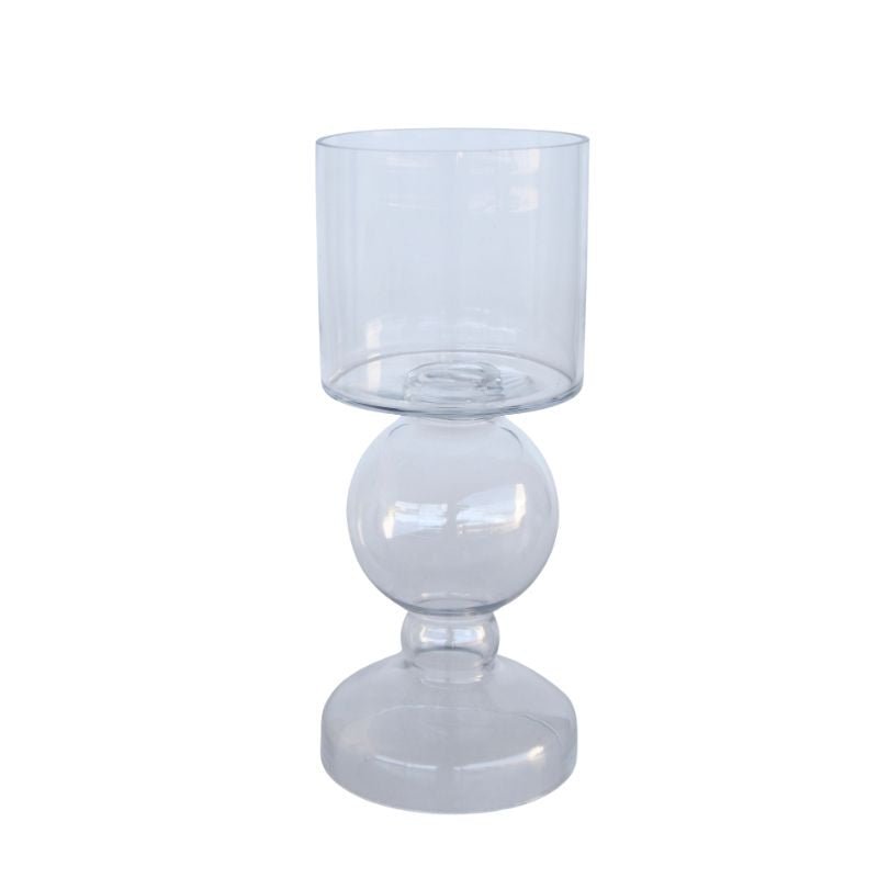 Glass Ball Candle Holder