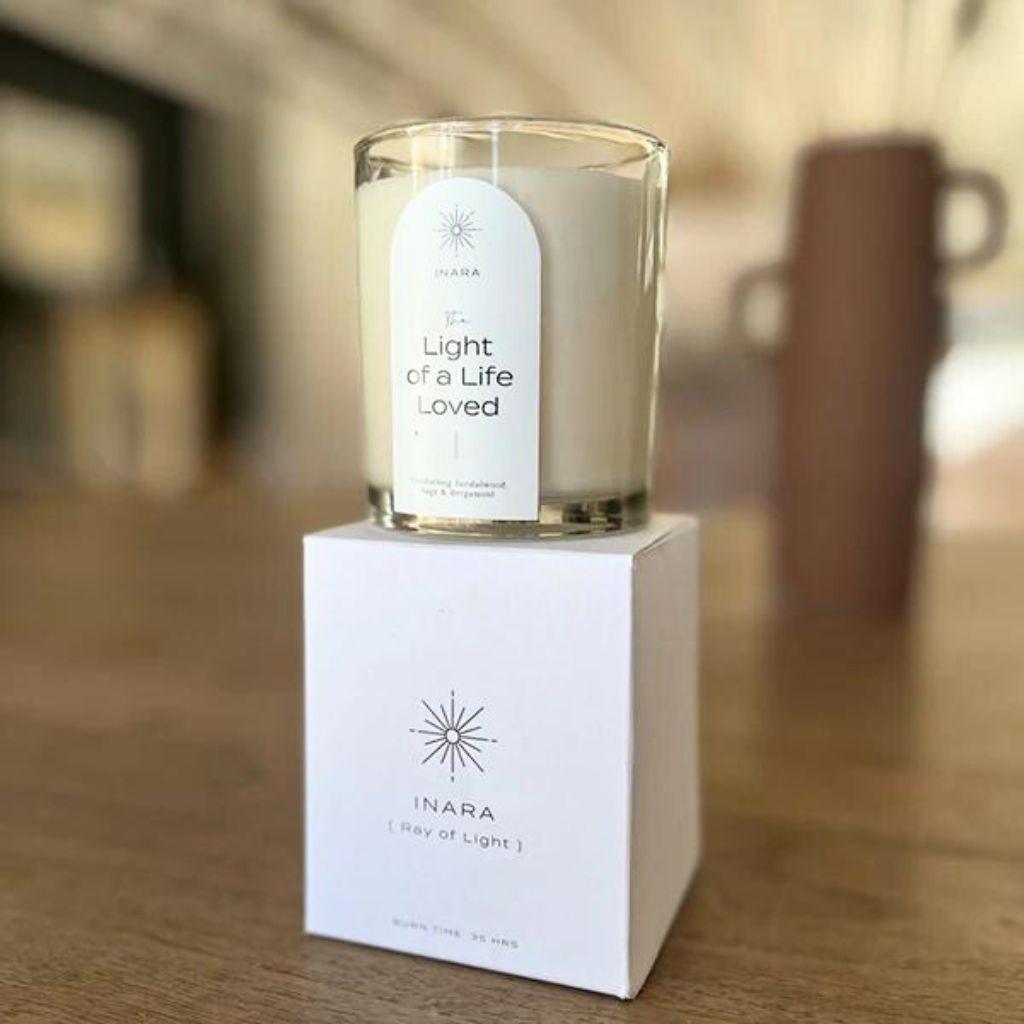 INARA Grief Support Candle - alternate view
