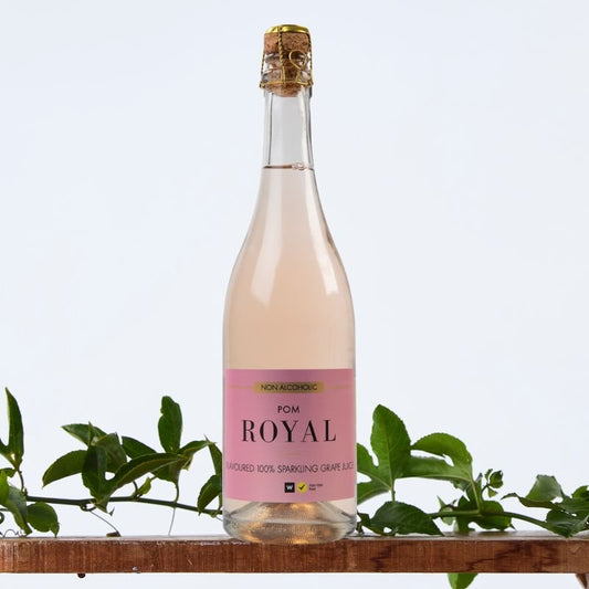 Non Alcoholic Pom Royal Sparkling 100 % Grape Juice 750 ml