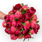 Stunning bouquet of 24 peony flowers - Flower Guy