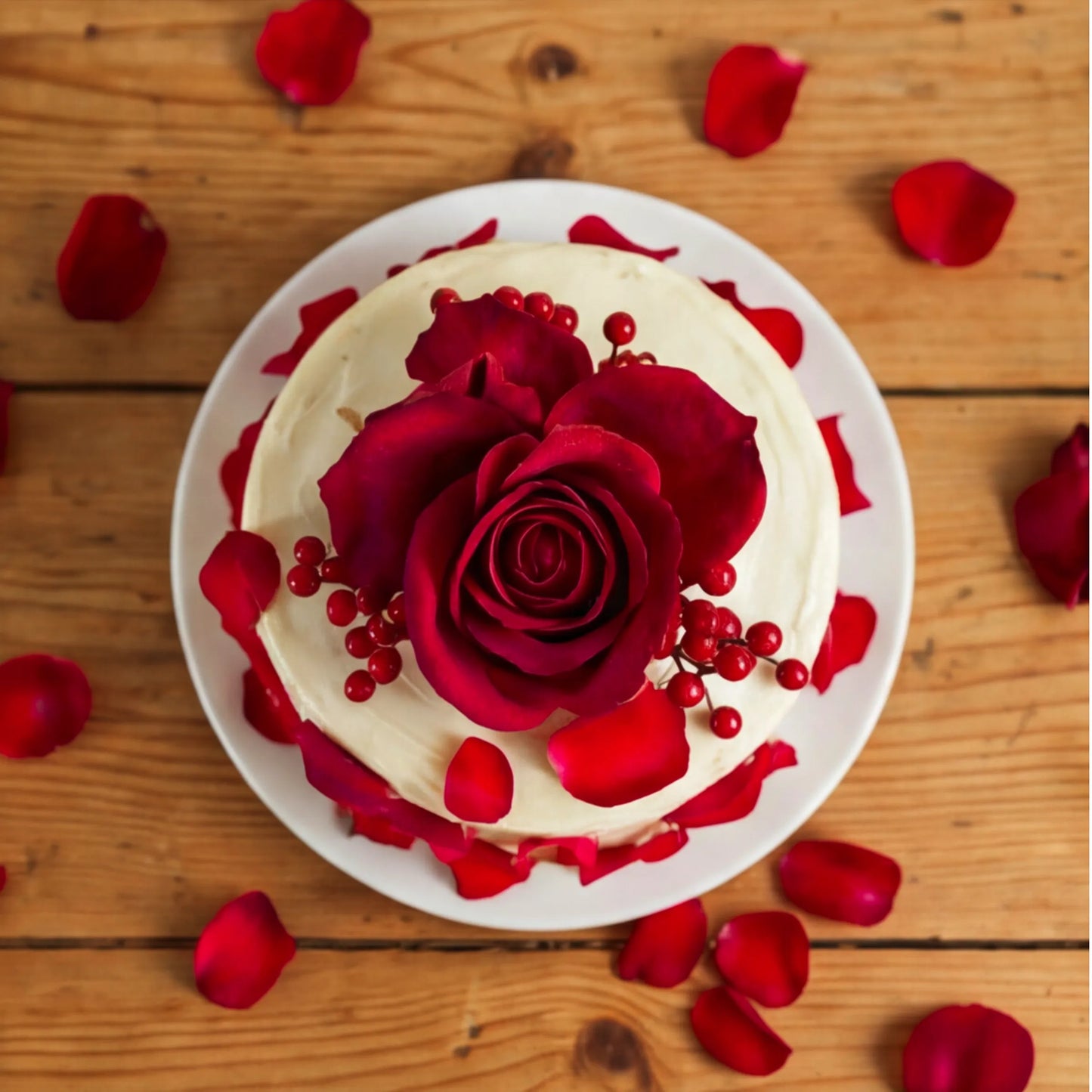 Regal Rose Velvet Cake