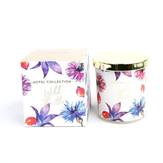 Wild Thistle Flower Candle