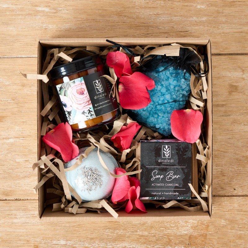 Compassion Gift Box, compassion gift box peony-scented pamper gift box luxury spa experience - Flower Guy