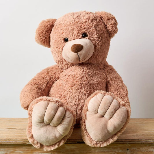 Get cozy with our 80cm Teddy Bear - The perfect add-on to your Flower Guy bouquet!