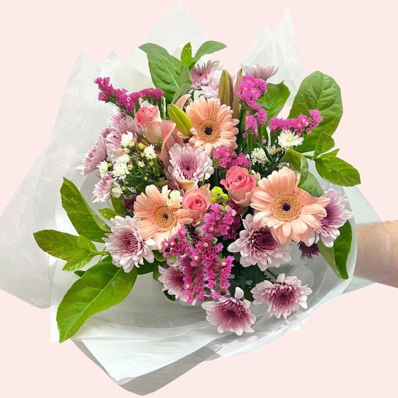 Beautiful pastel flowers in You've Got This Bouquet - Flower Guy